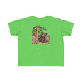 High Desert Little Toddler Tee | Black Bear & Wildflowers
