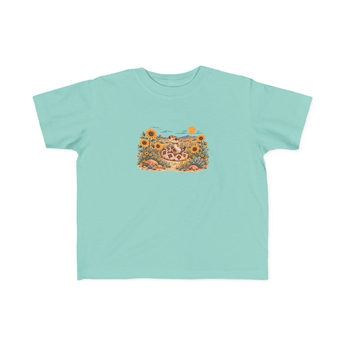 High Desert Little Toddler Tee | Rattlesnake & Sunflowers