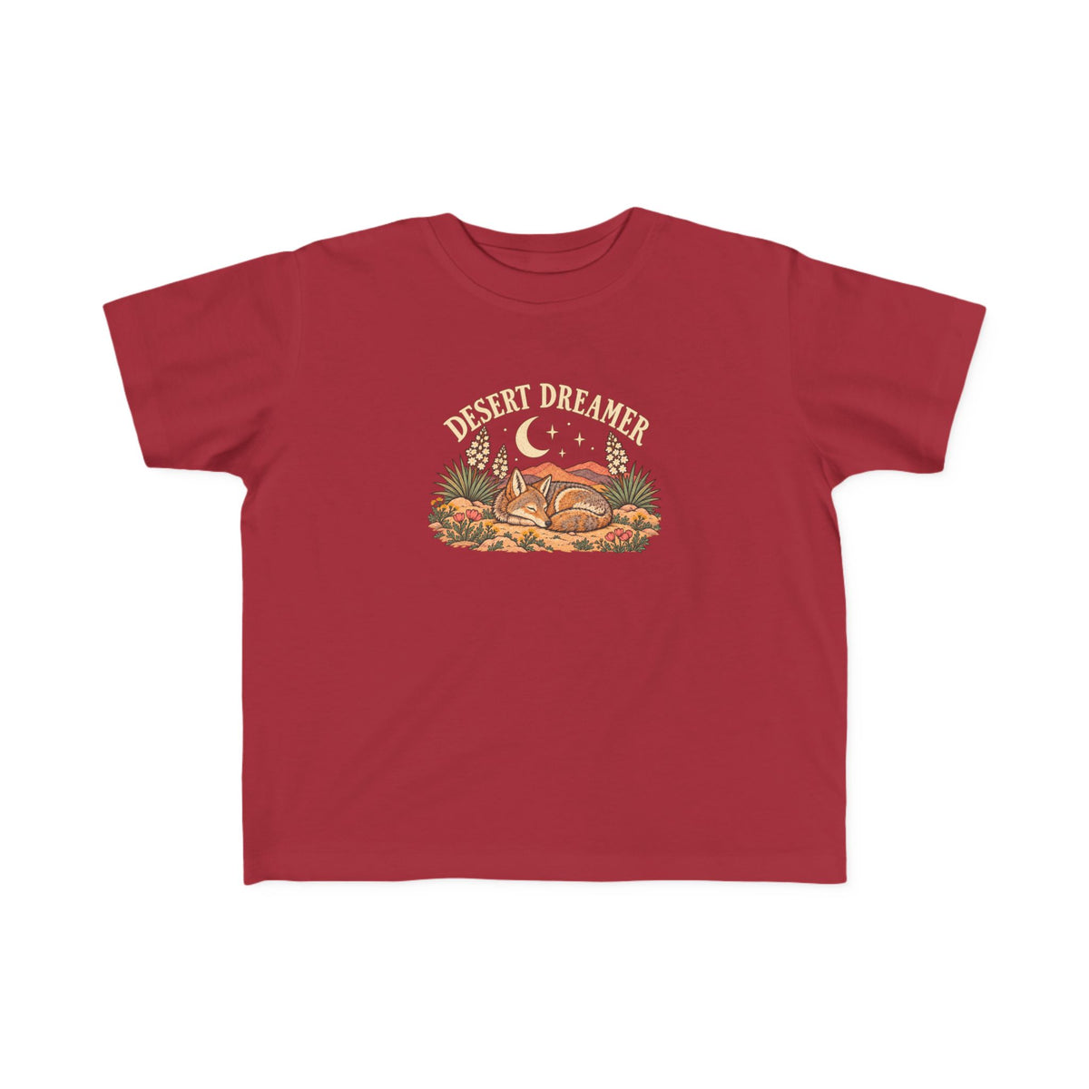 ‘Desert Dreamer’ Toddler Tee | Sleeping Coyote Shirt