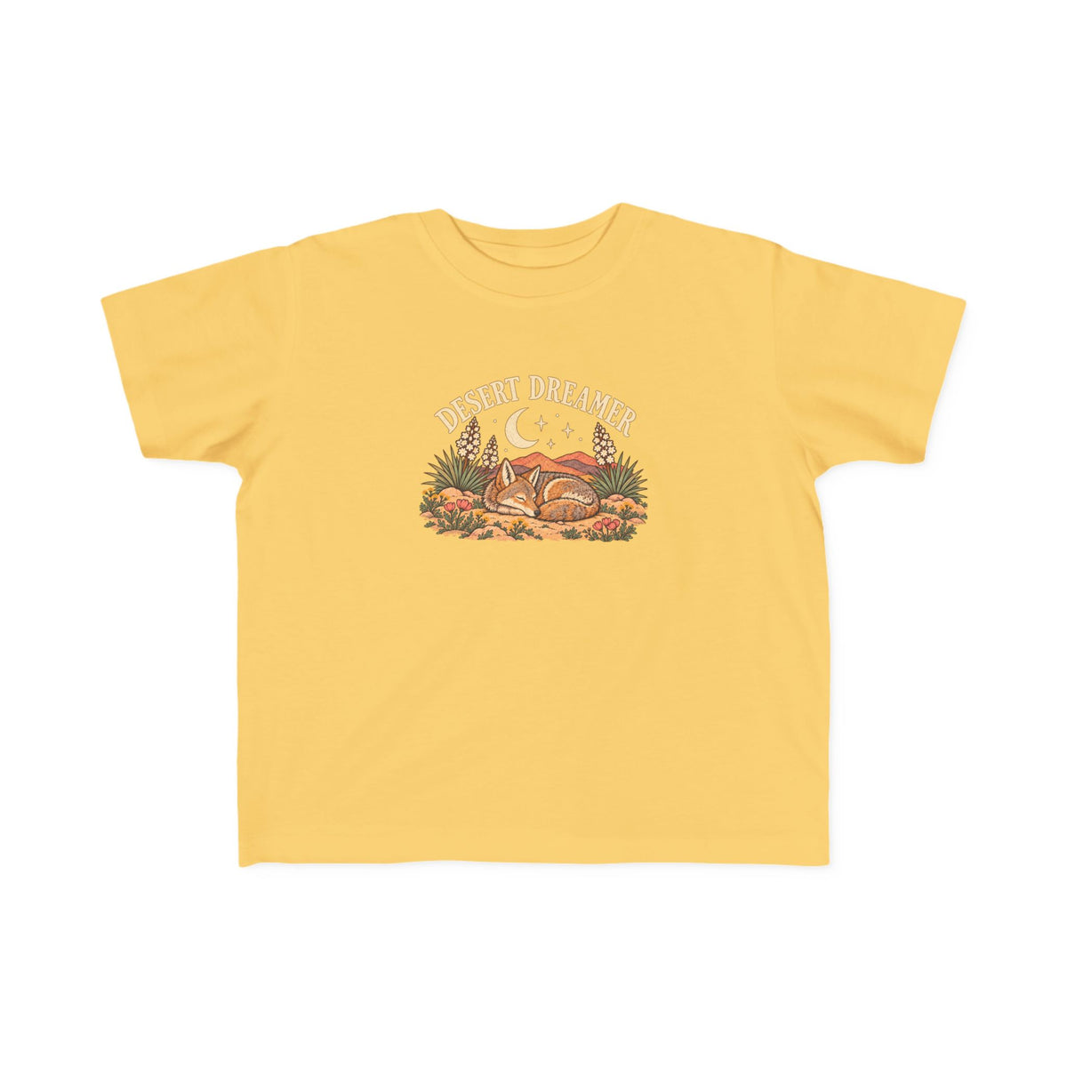 ‘Desert Dreamer’ Toddler Tee | Sleeping Coyote Shirt