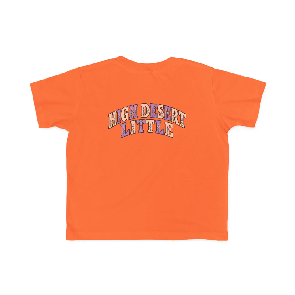 High Desert Little Toddler Tee | Black Bear & Wildflowers