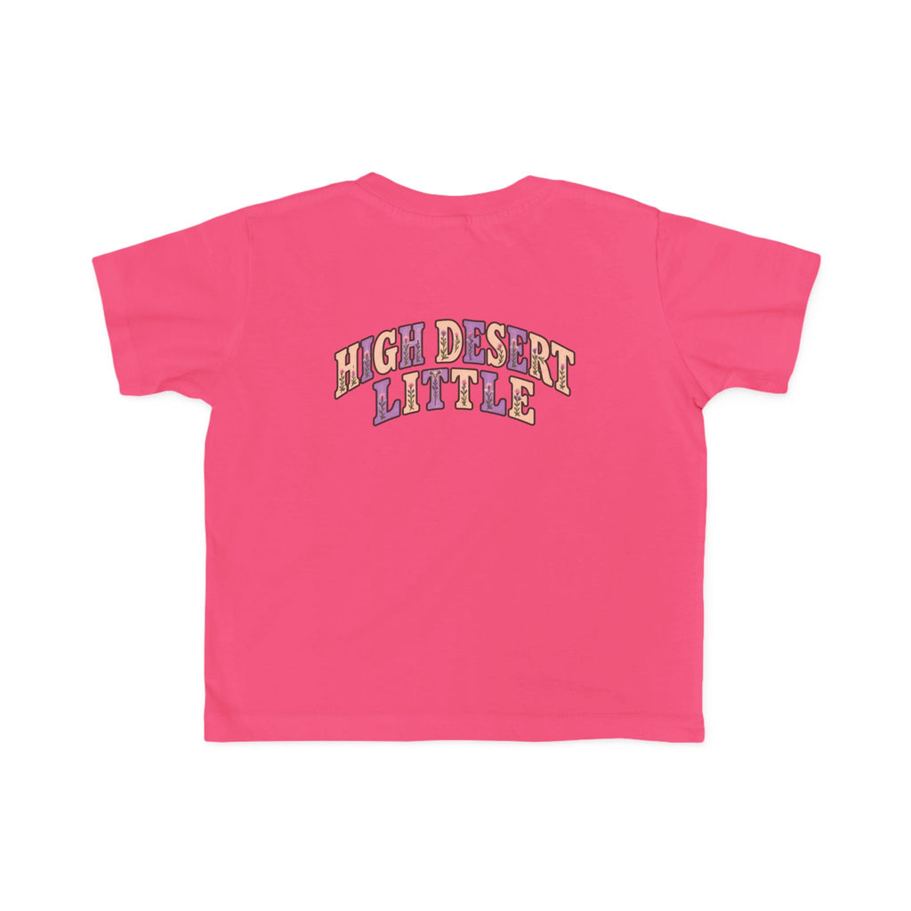 High Desert Little Toddler Tee | Black Bear & Wildflowers