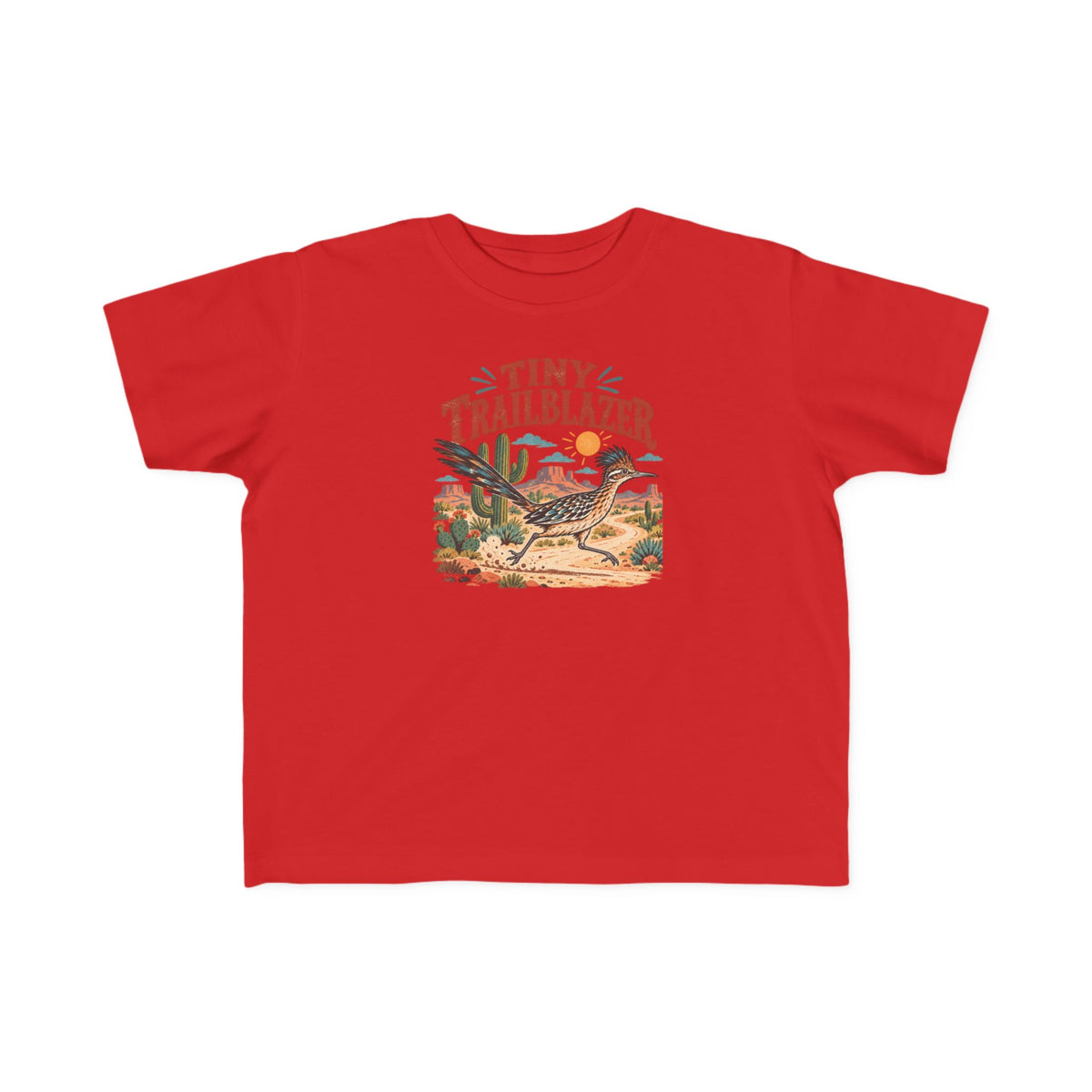 ‘Tiny Trailblazer ‘Toddler Tee | Desert Roadrunner Shirt