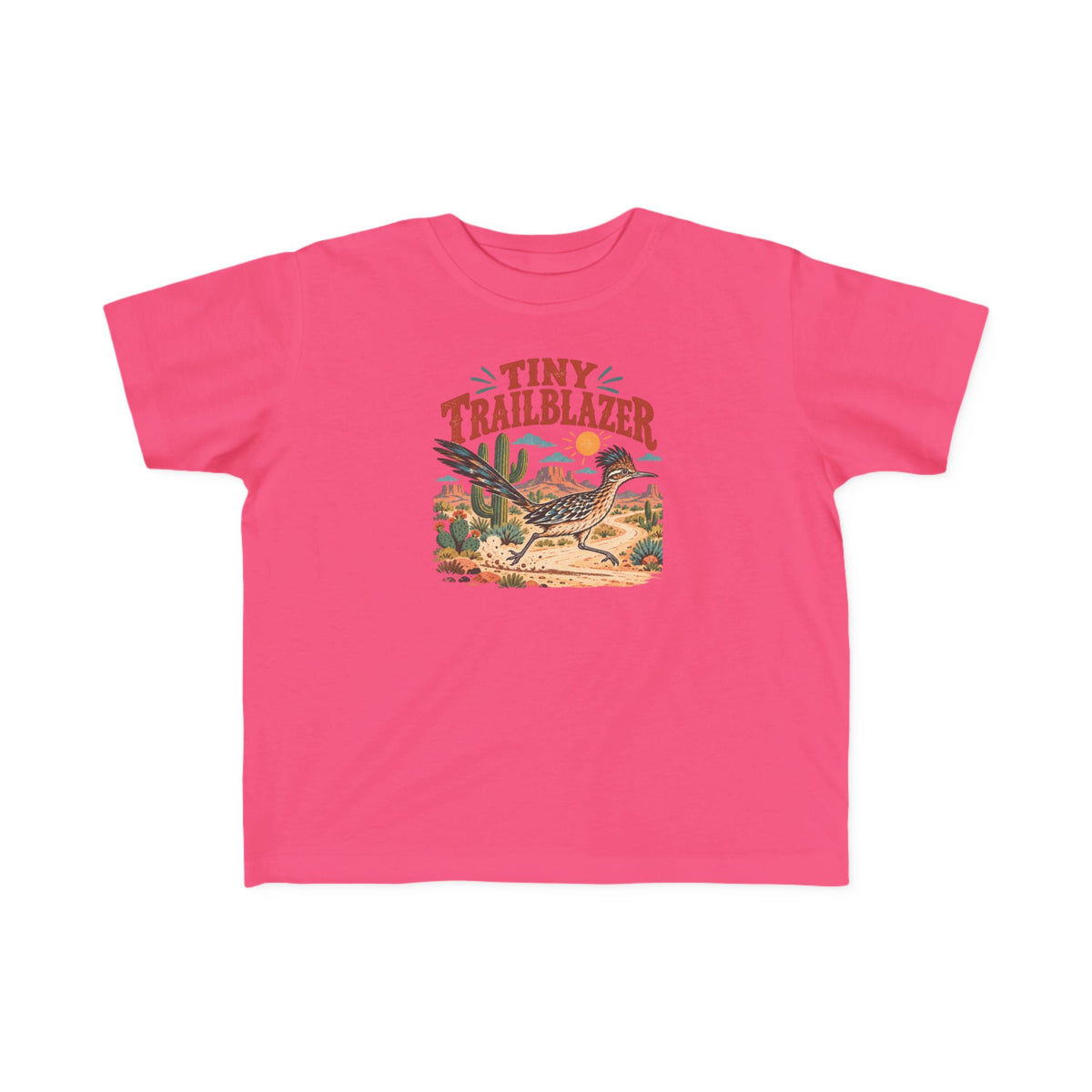 ‘Tiny Trailblazer ‘Toddler Tee | Desert Roadrunner Shirt