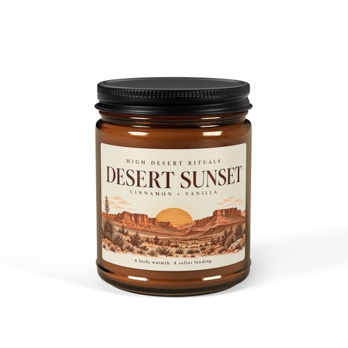 Desert Sunset | Cinnamon + Vanilla Candle | High Desert Rituals