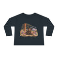 High Desert Little Toddler LongSleeve Tee | Black Bear & Wildflowers