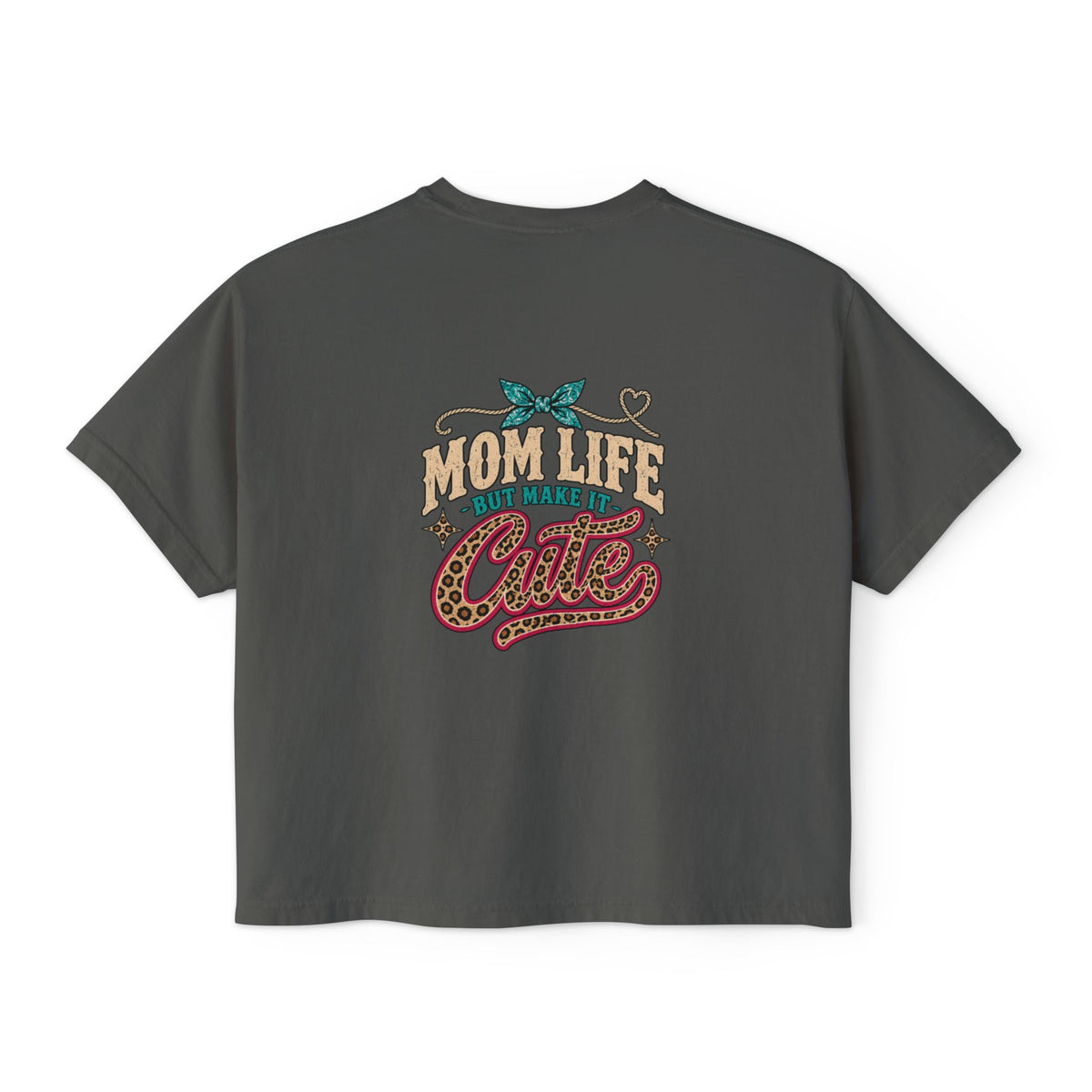 Mom Life But Make It Cute Leopard Graphic Tee