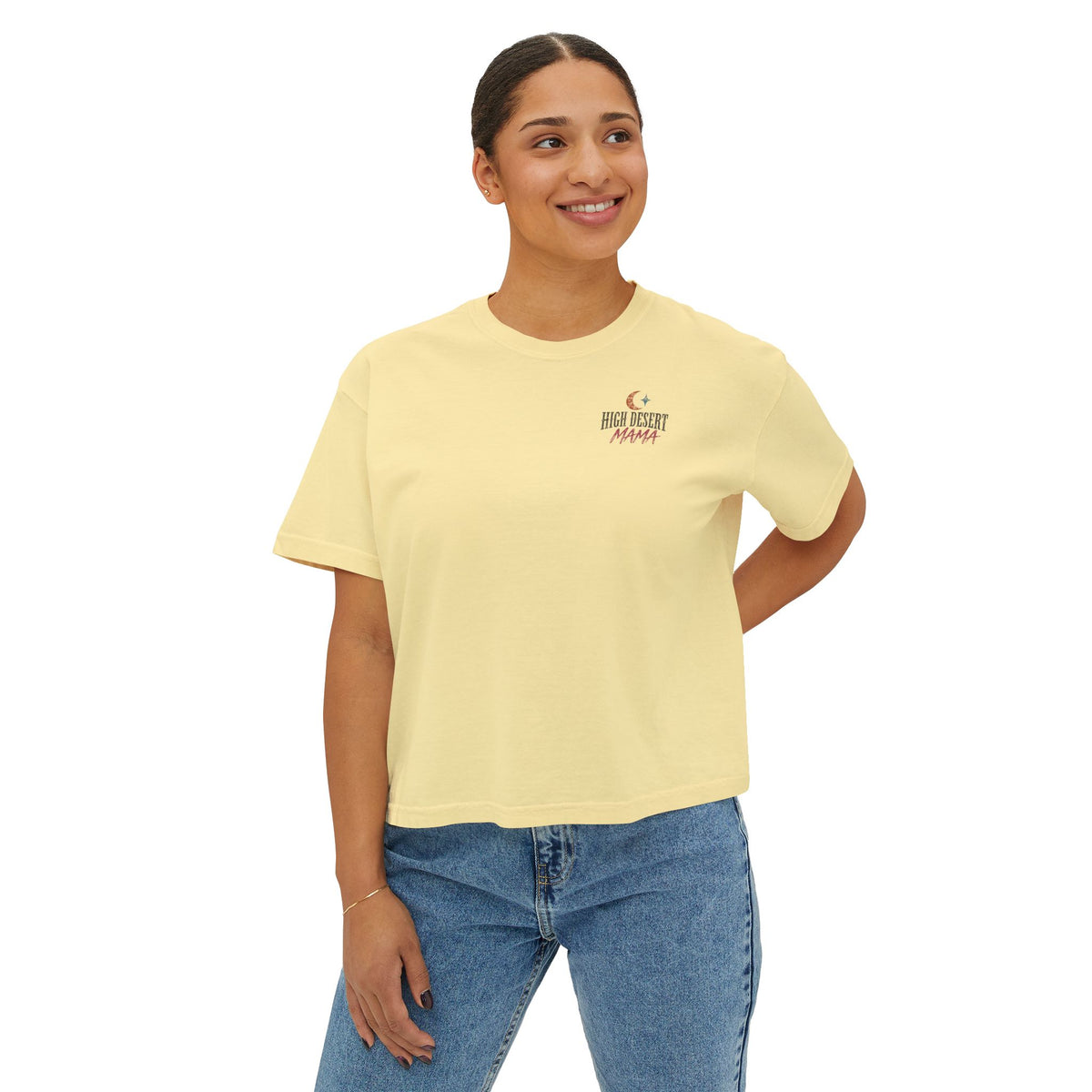 Girls Will Be Girls Western Witch Graphic Boxy Tee
