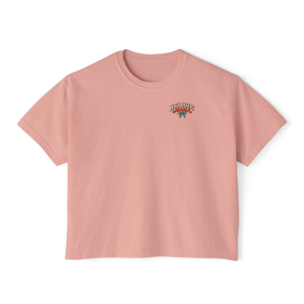 ‘I Stay Messy’ Western Mama Graphic Crop Tee