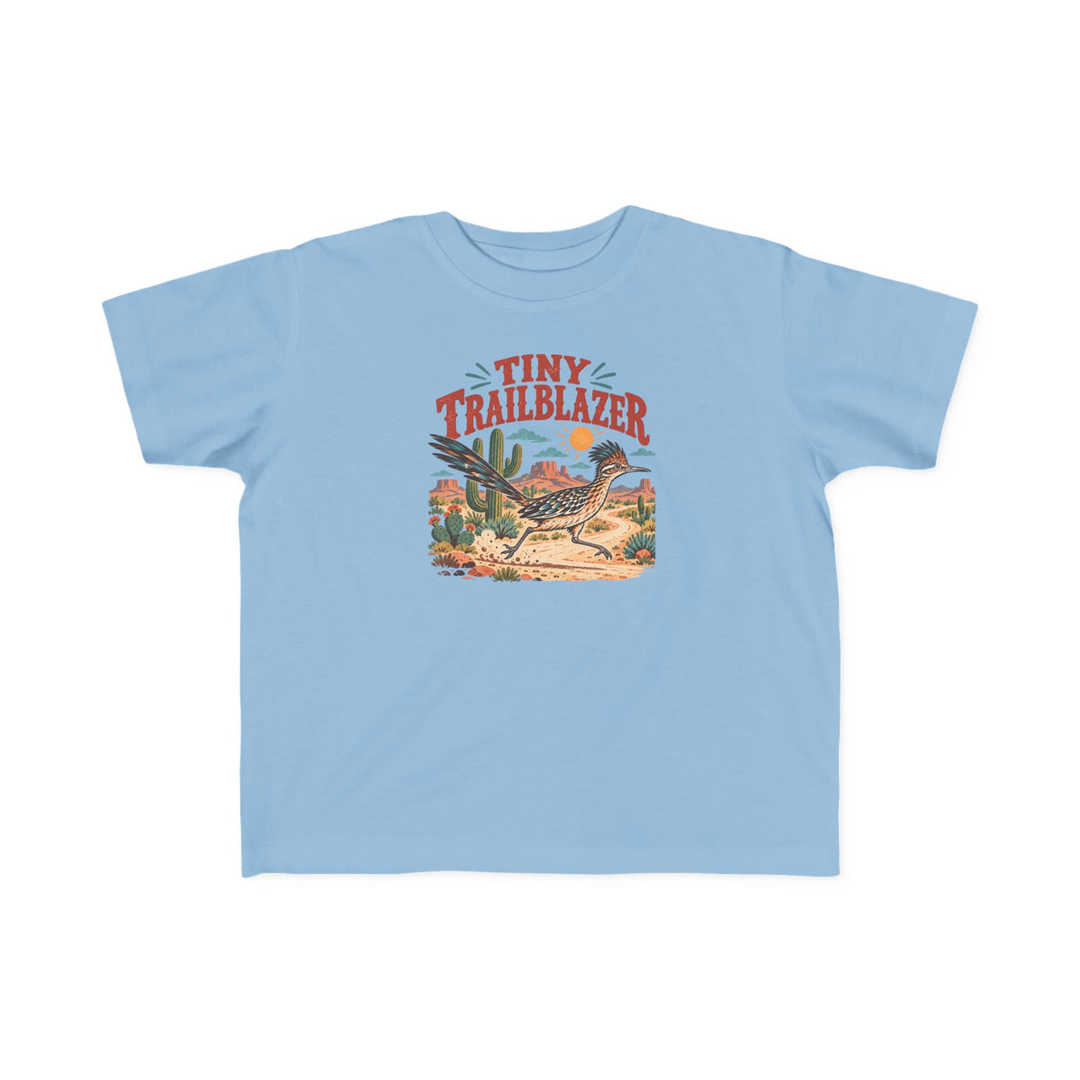 ‘Tiny Trailblazer ‘Toddler Tee | Desert Roadrunner Shirt