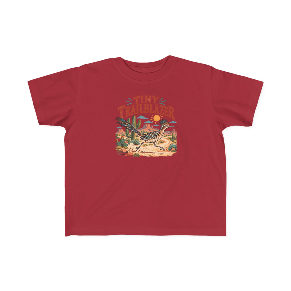 ‘Tiny Trailblazer ‘Toddler Tee | Desert Roadrunner Shirt
