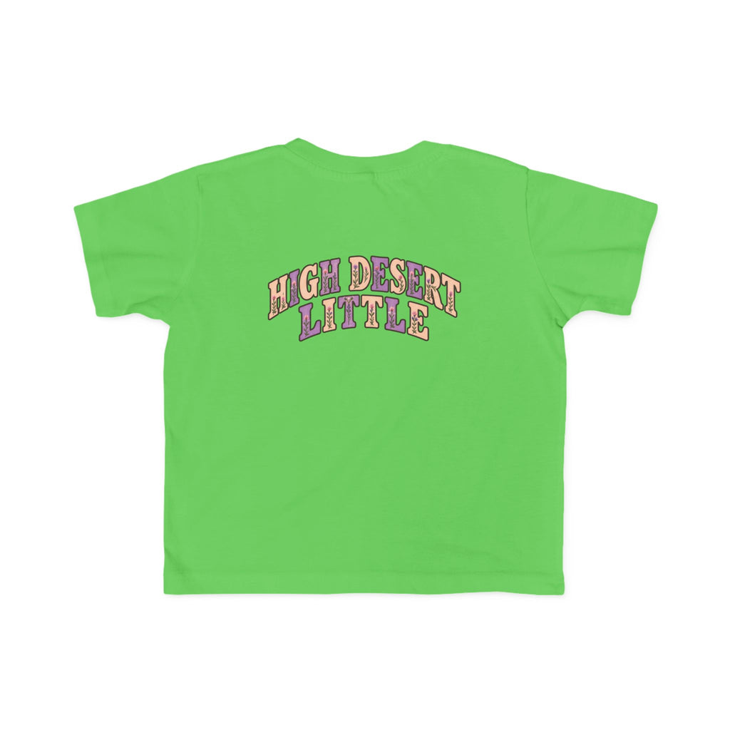 High Desert Little Toddler Tee | Black Bear & Wildflowers