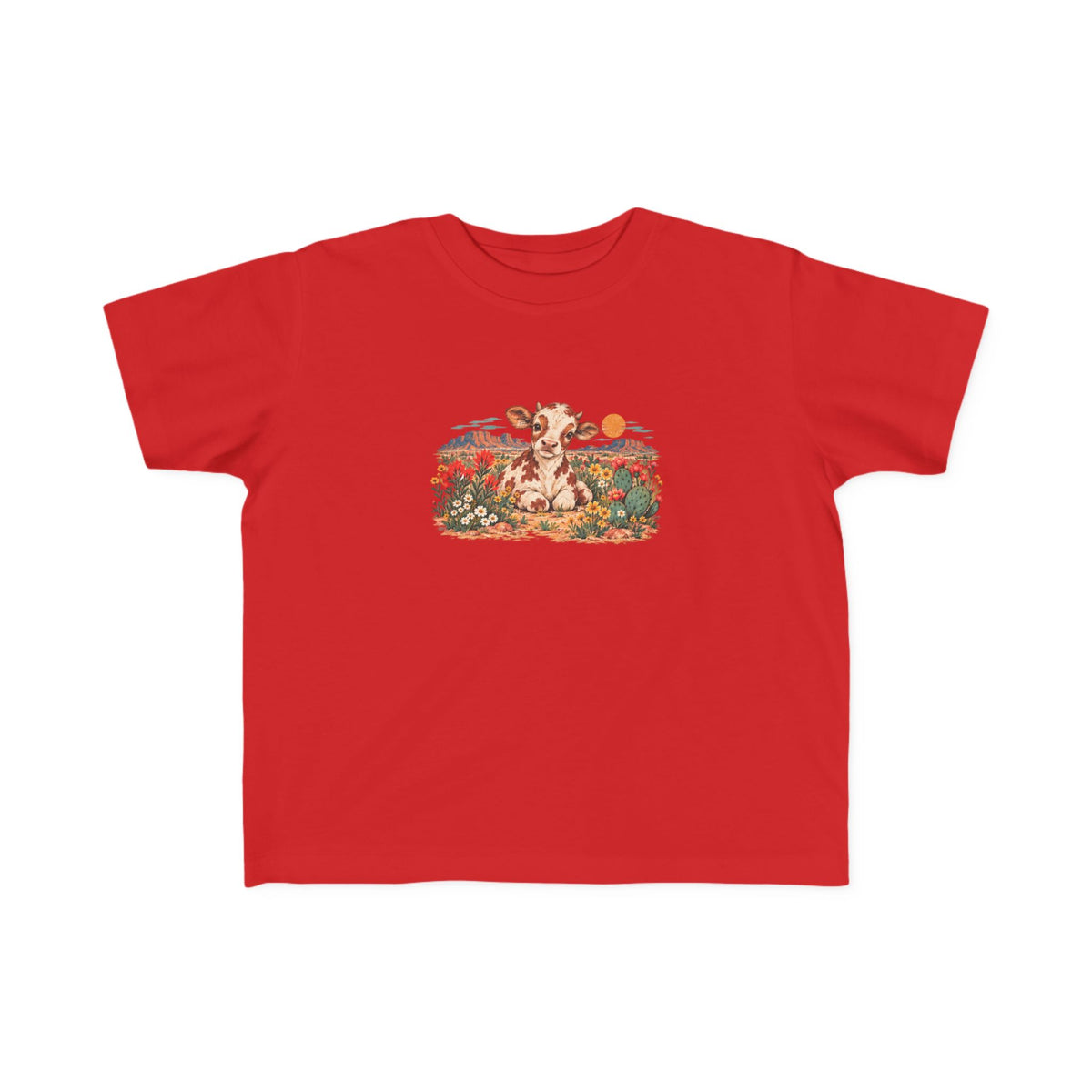 High Desert Little Toddler Tee | Baby Cow & Wildflowers