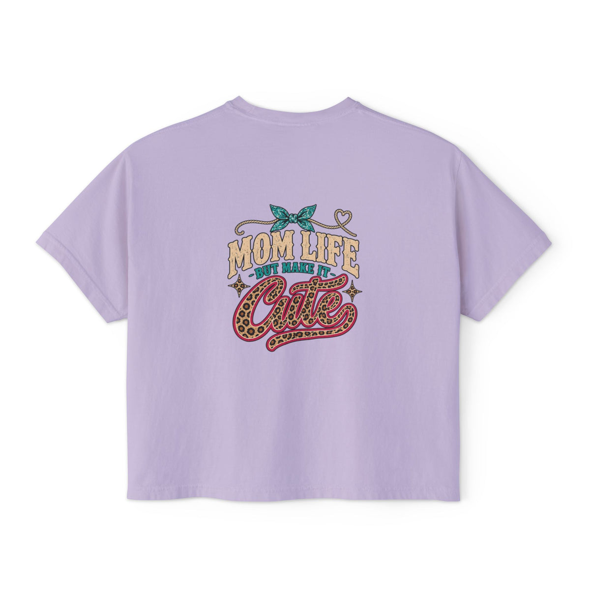 Mom Life But Make It Cute Leopard Graphic Tee