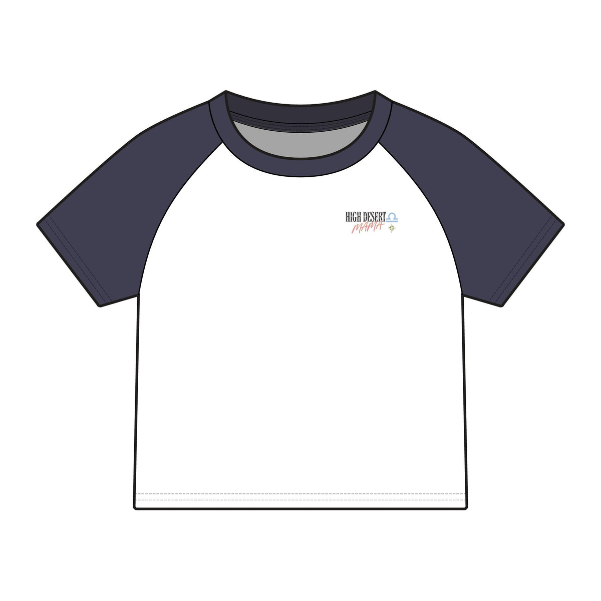 Libra Beauty in Balance Women’s Graphic Baby Tee I High Desert Mama