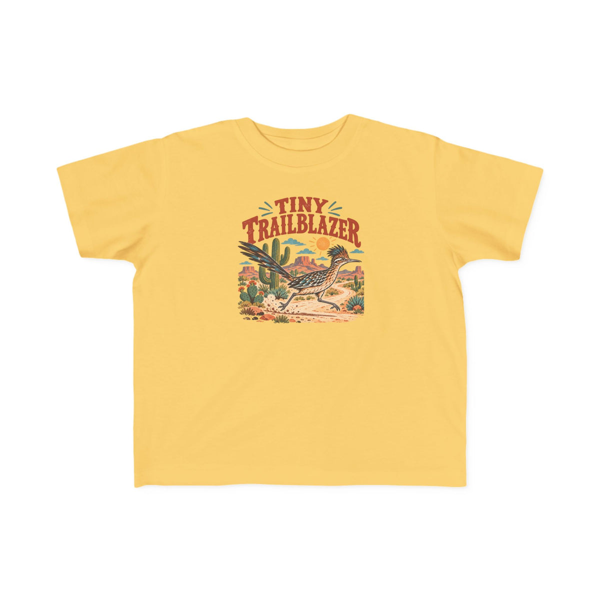 ‘Tiny Trailblazer ‘Toddler Tee | Desert Roadrunner Shirt