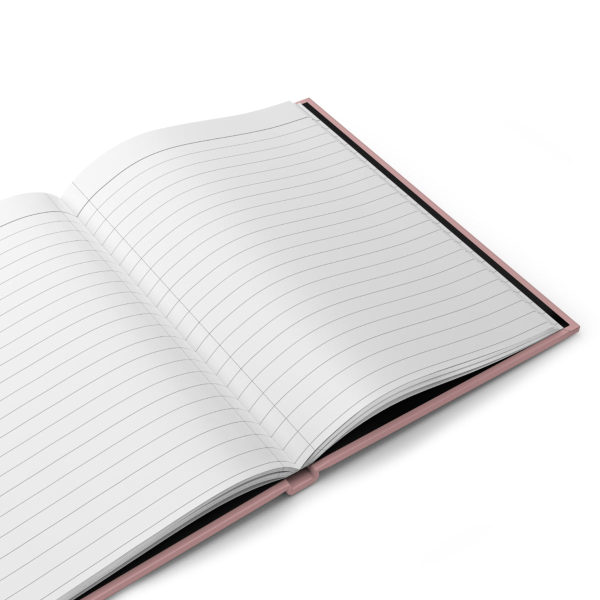 Hardcover Journal — "Show Me How Good It Can Get" Lined Notebook (Matte Dusty Rose)