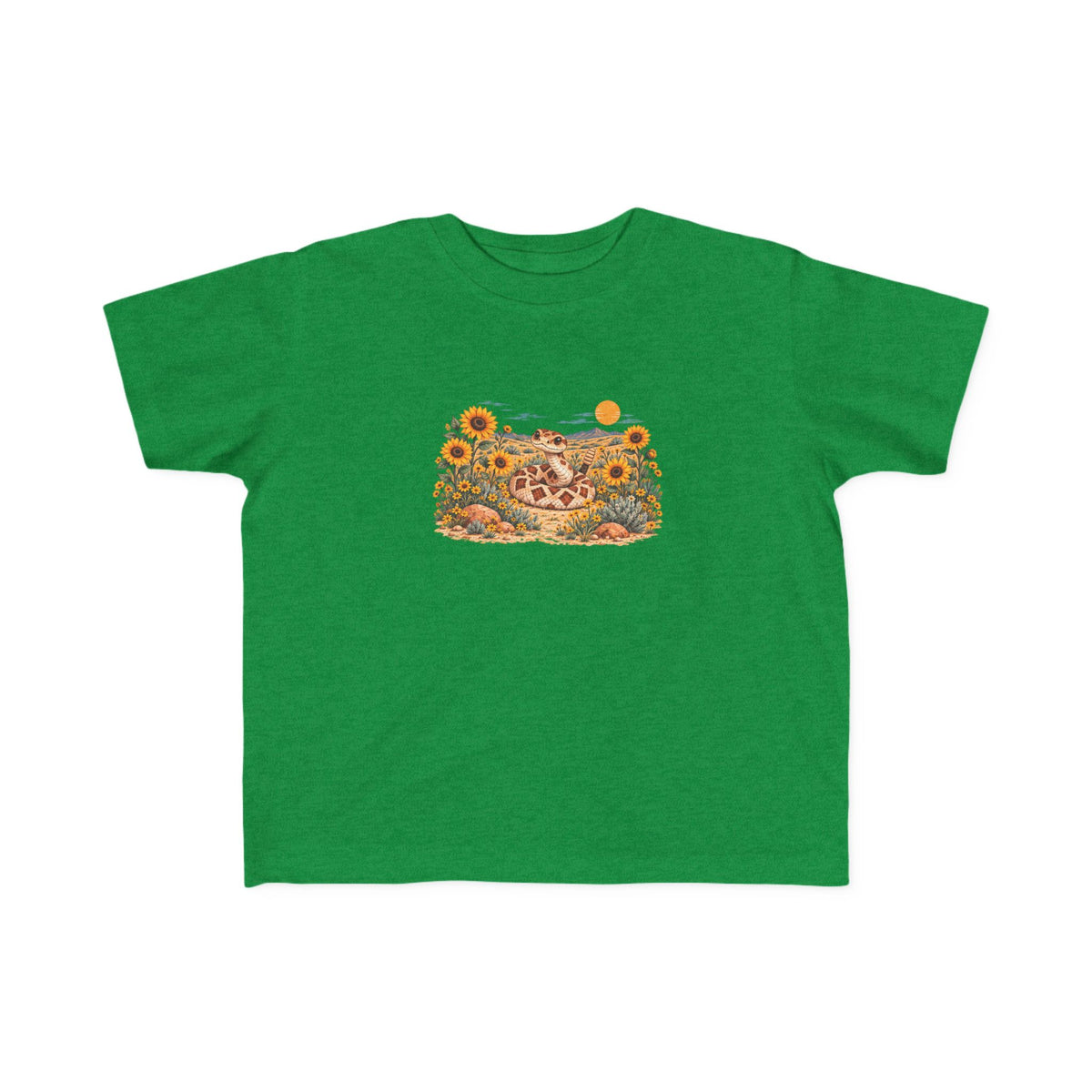High Desert Little Toddler Tee | Rattlesnake & Sunflowers