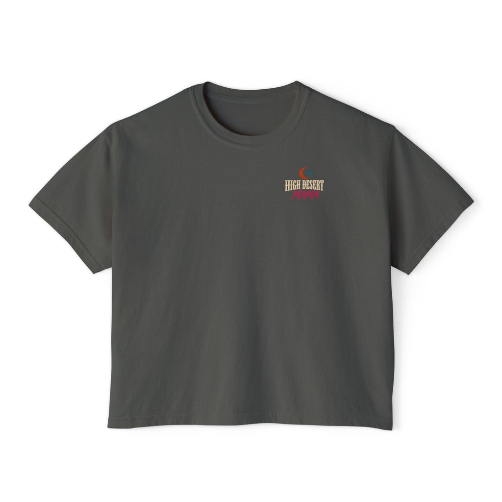 Girls Will Be Girls Western Witch Graphic Boxy Tee