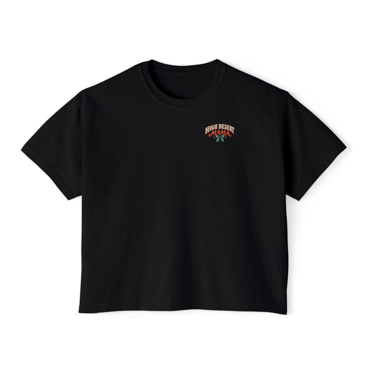 ‘I Stay Messy’ Western Mama Graphic Crop Tee