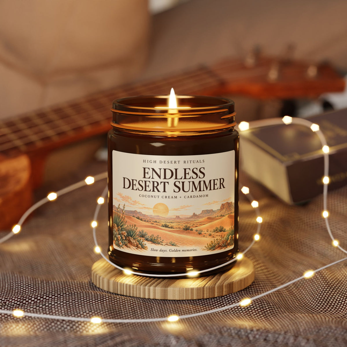 Endless Desert Summer | Coconut Cream + Cardamom Candle | High Desert Rituals