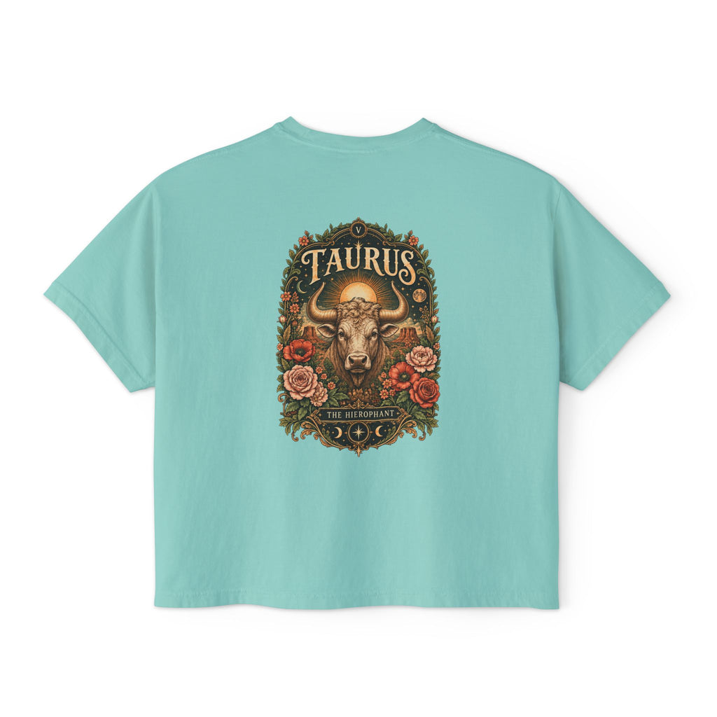 Taurus Hierophant Tarot Boxy  Shirt | Sun, Moon & Mesa